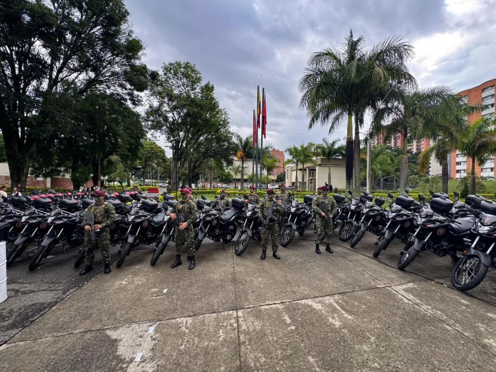 Antioquia refuerza seguridad con antidrones y motocicletas