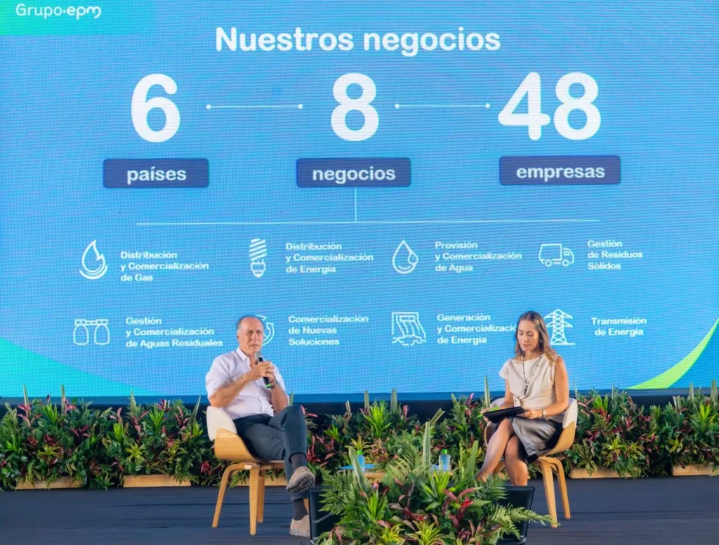 Infraestructura de servicios públicos de EPM que beneficia a millones de usuarios en Medellín.