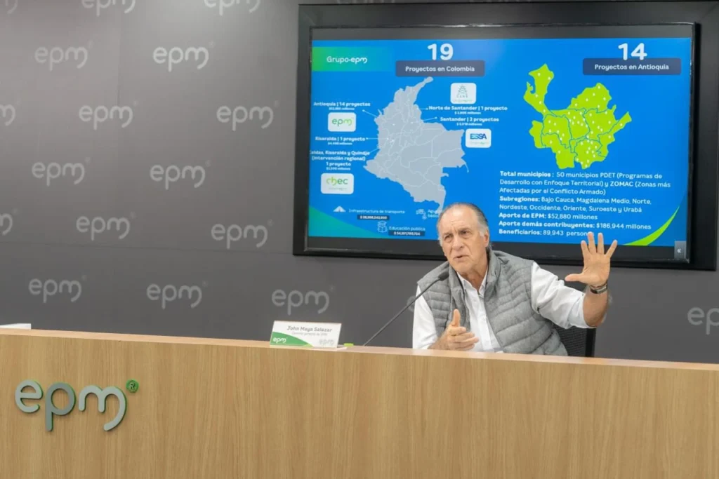 EPM invierte en obras sociales con impuestos en regiones PDET