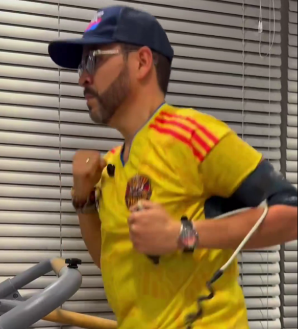 Chequeo médico de candidato presidencial en Colombia
