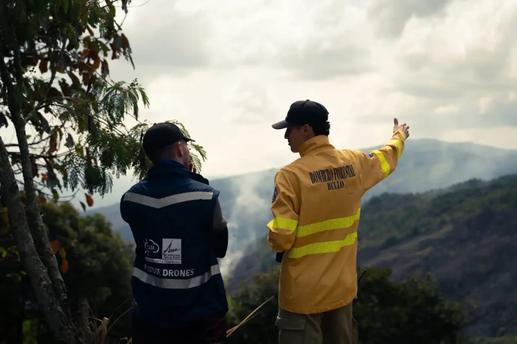 incendios de cobertura vegetal en el Valle de Aburrá